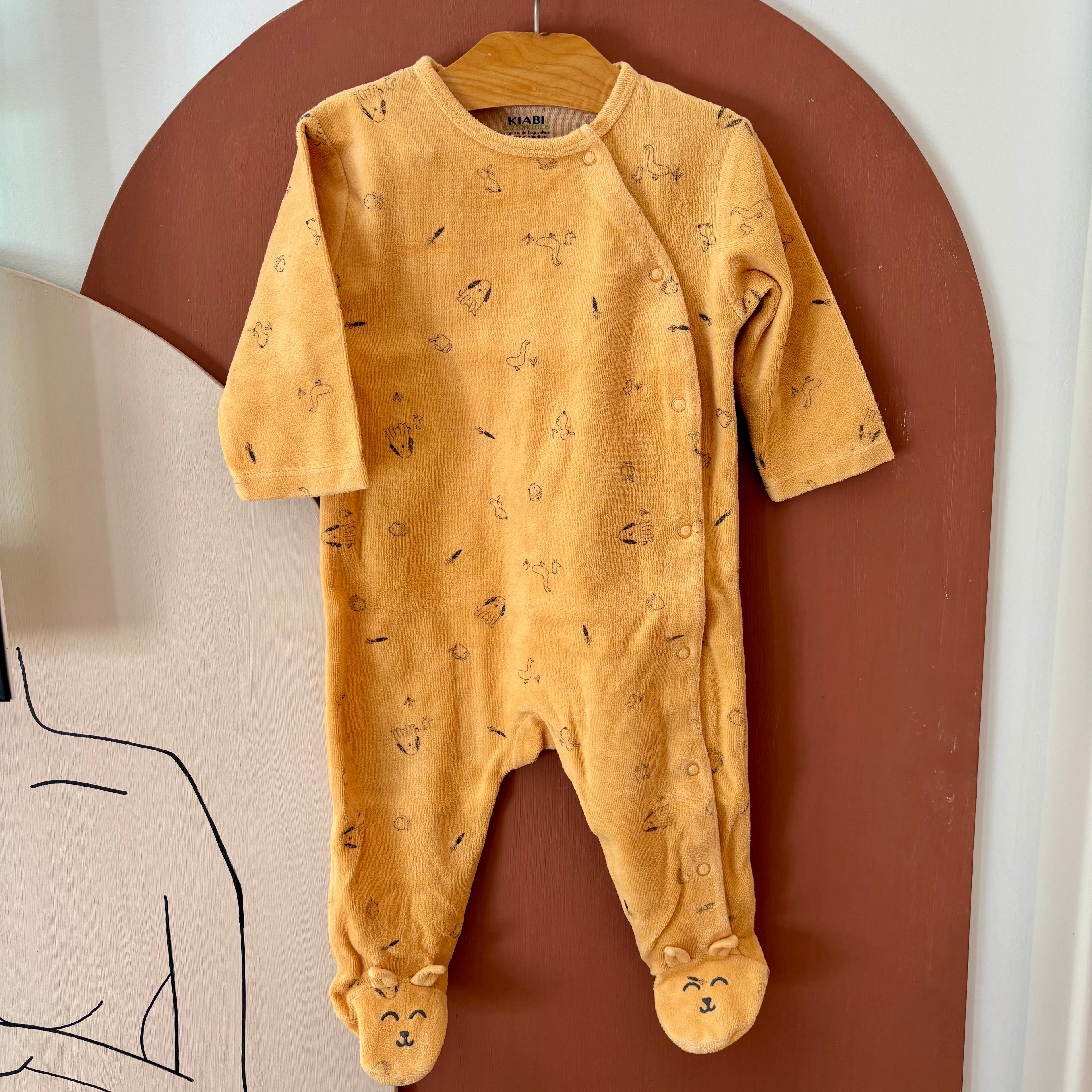 Pyjama Jaune - Kiabi - 12 mois