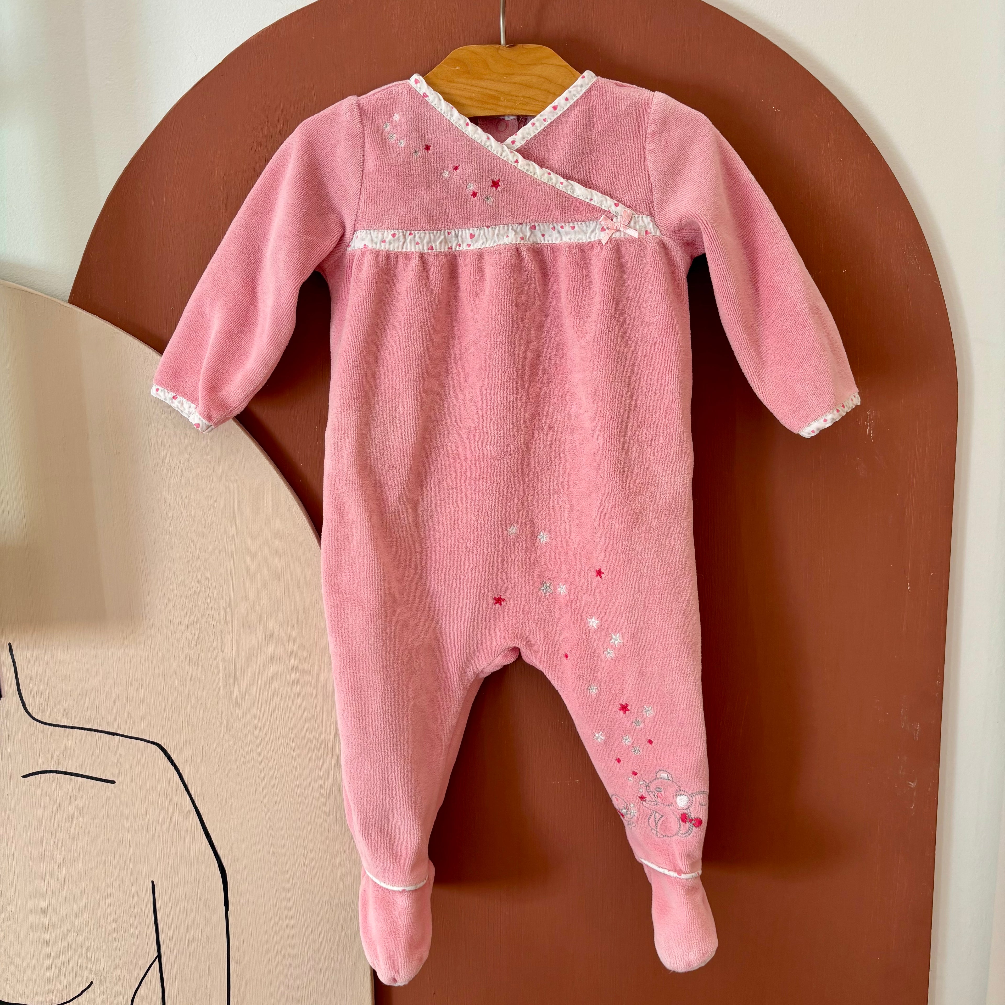 Pyjama Étoiles Rose - Sergent Major - 6 mois