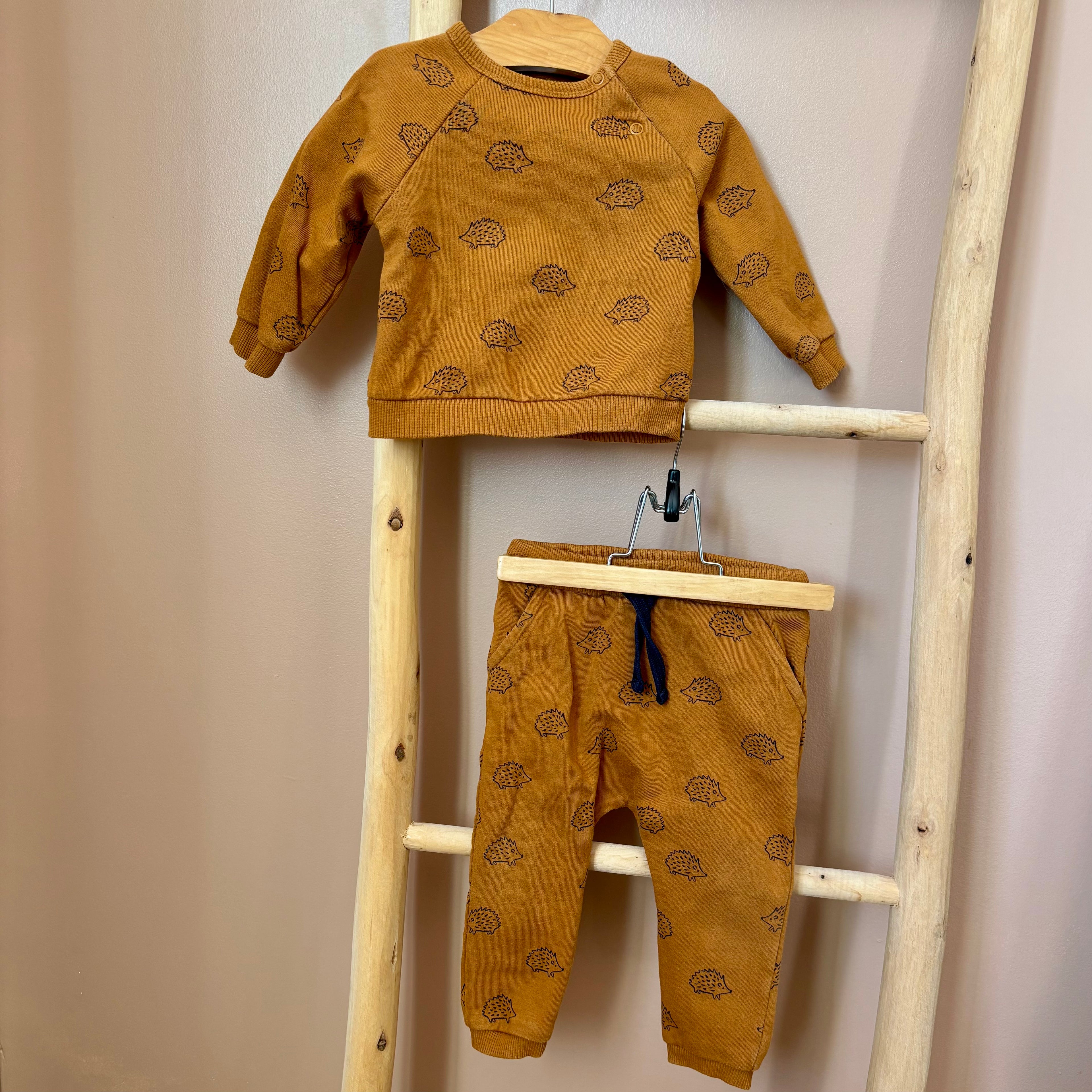 Ensemble Hérisson Marron - Bout'Chou - 12 mois