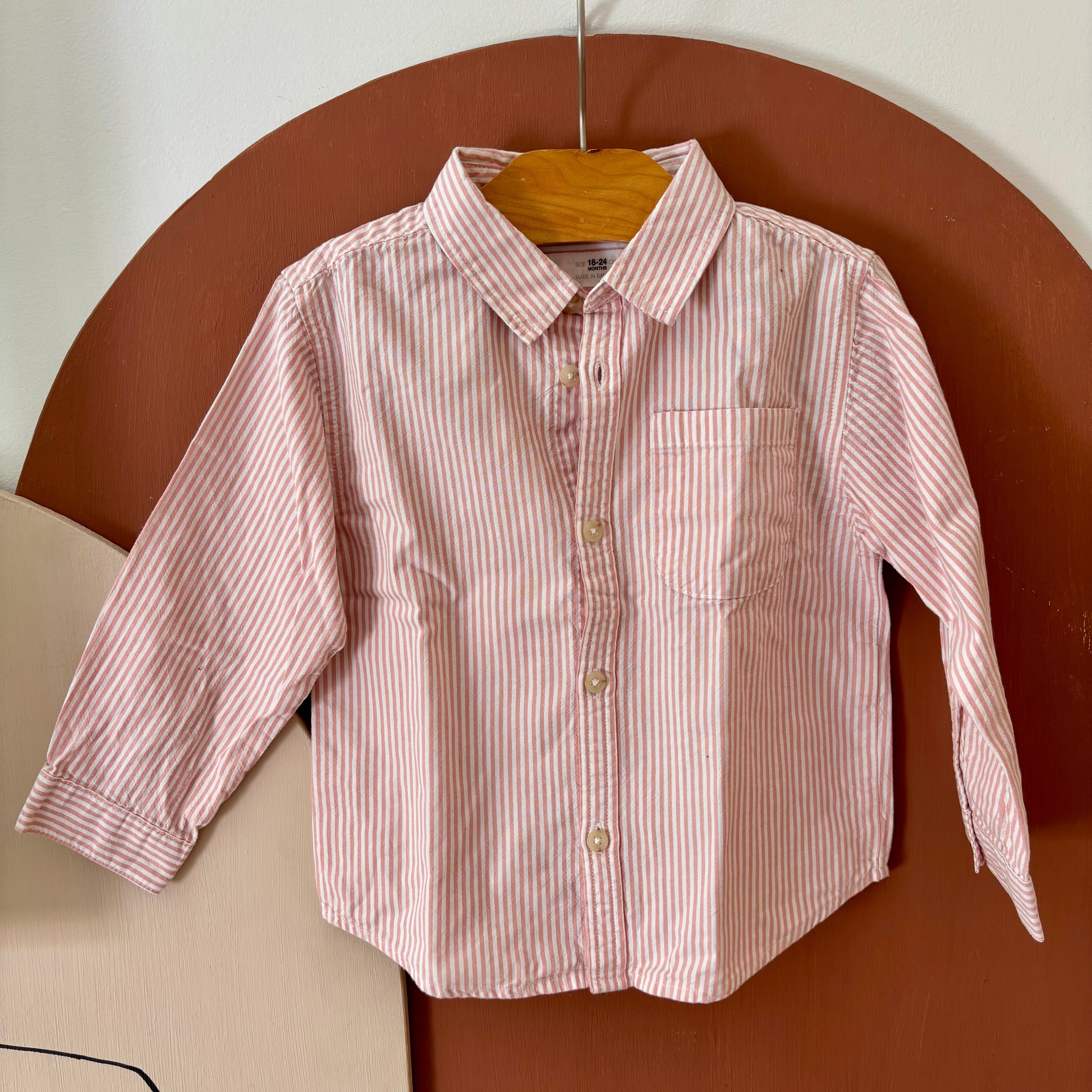 Chemises Rayures - Zara - 18/24 mois