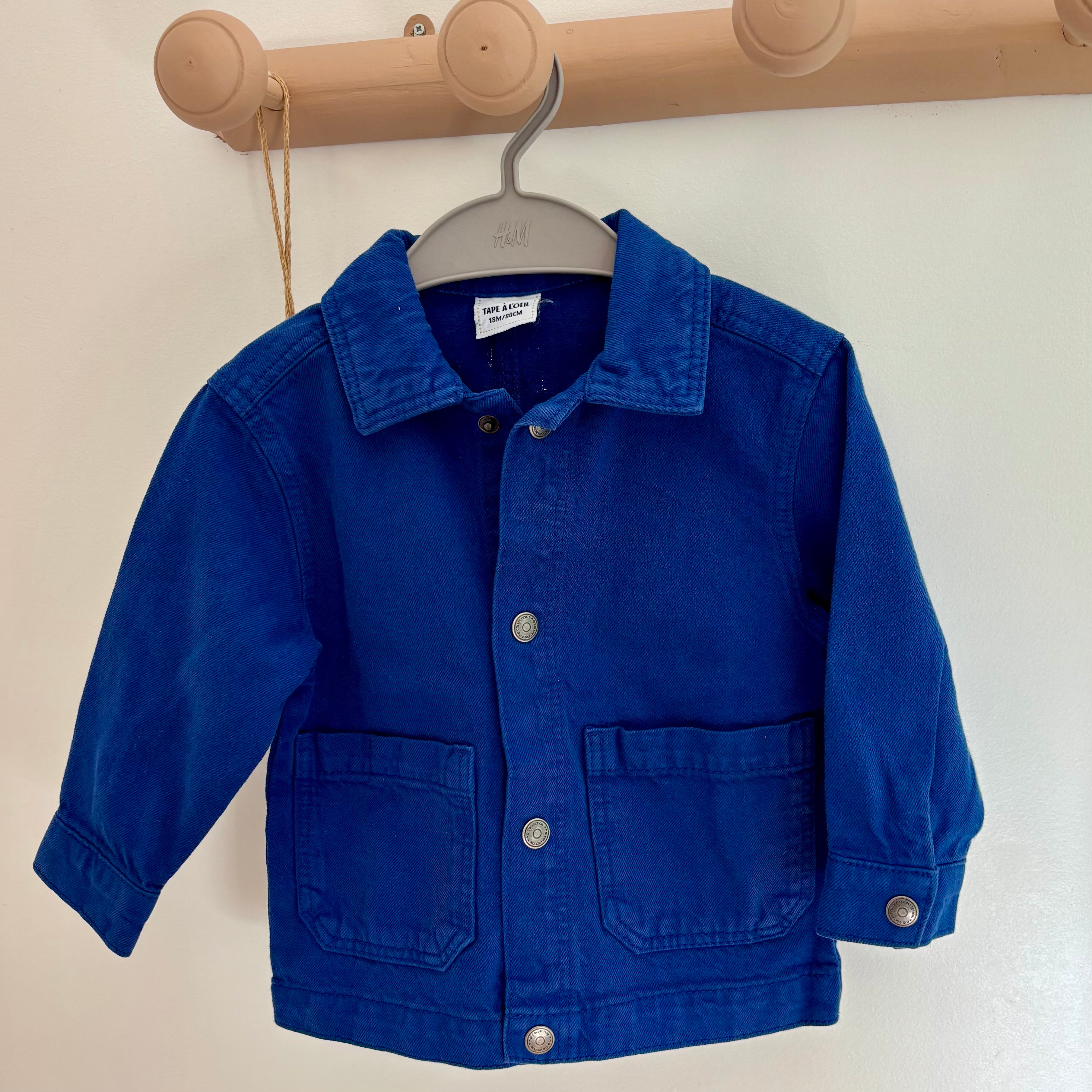 Chemise Bleu Électrique - Tape À l'Oeil - 18 mois