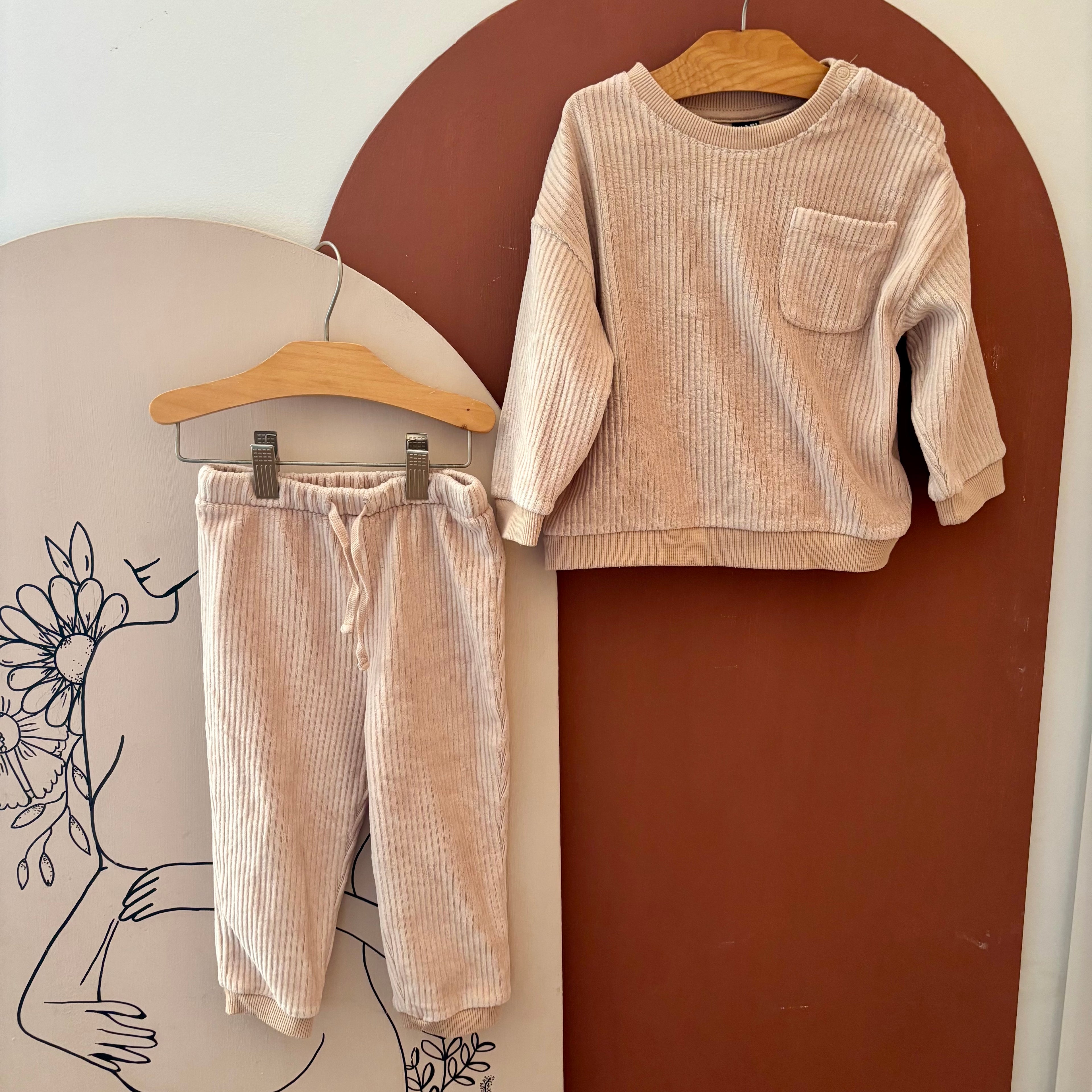 Ensemble Molletonné Et Côtelé - Kiabi - 2 ans