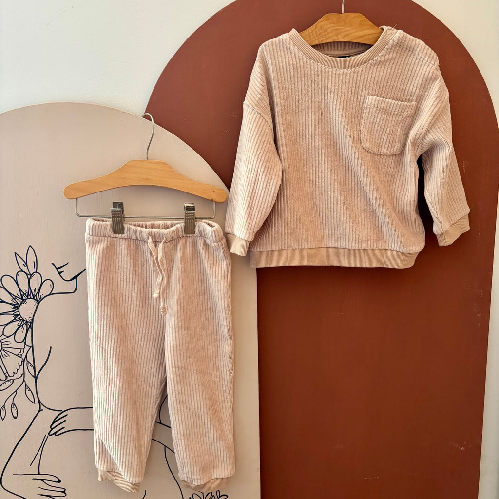 Ensemble Molletonné Et Côtelé - Kiabi - 2 ans