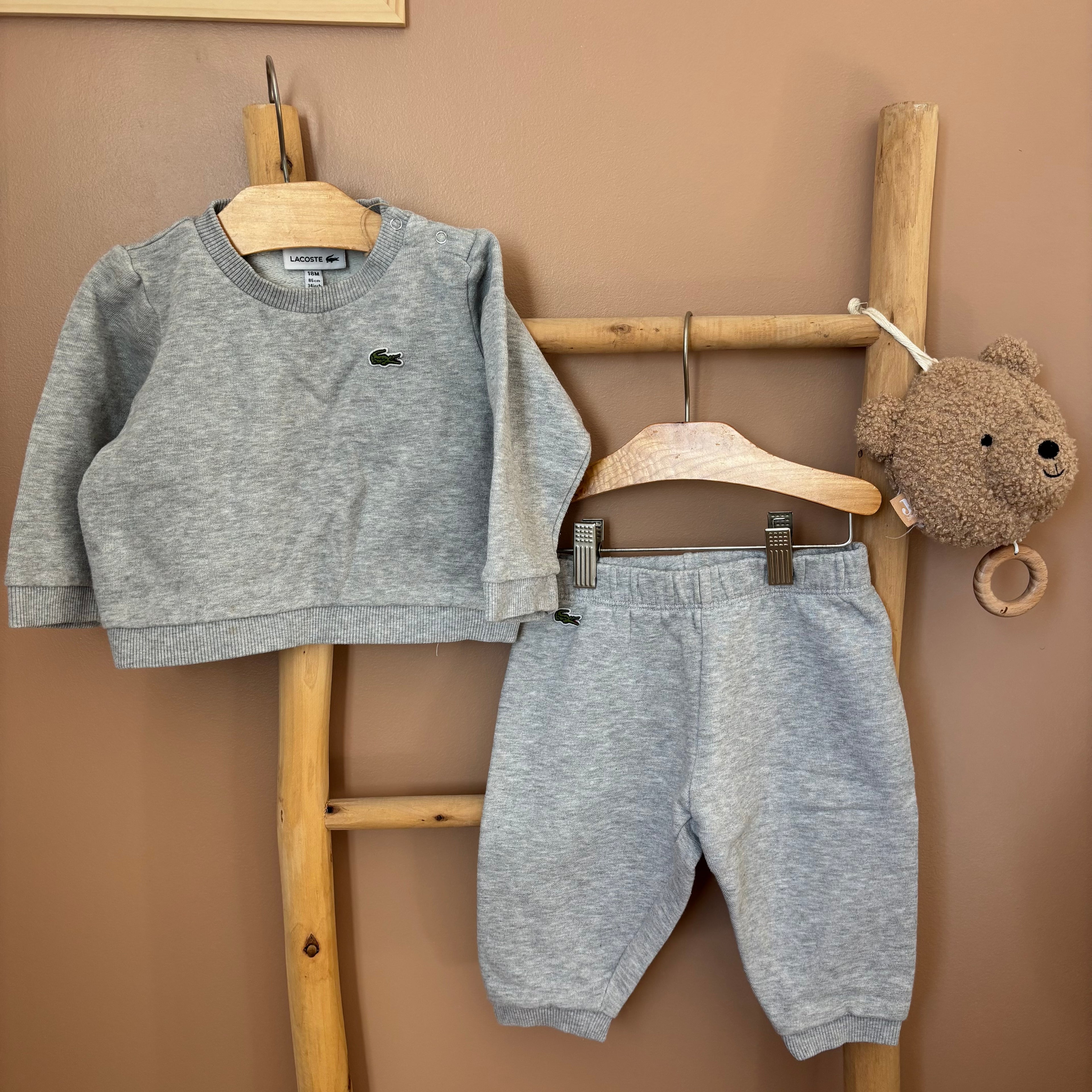 Ensemble Gris - Lacoste - 18 mois